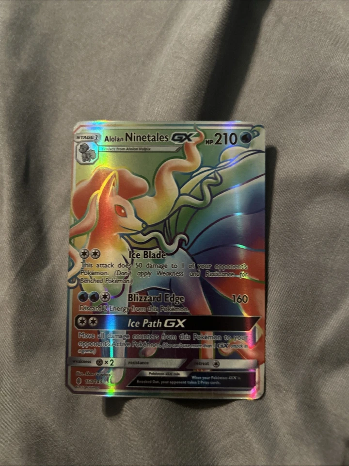 Alolan Ninetales GX (Secret) 150/145 Sm-Guardians Rising Holo - Image 1 of 1