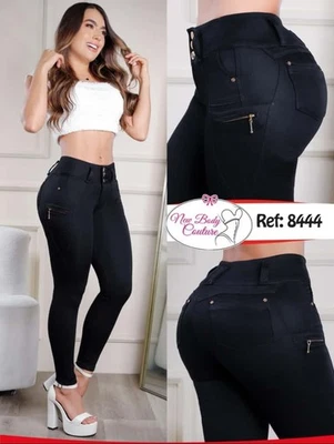 Skinny Jeans colombianos Bon Bon Up butt lifter high waist fashion push up 8444 - Image 1 of 4