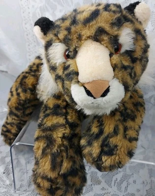 Плюшевая мягкая игрушка Commonwealth Animal Alley леопард тигр гепард кошка 19 дюймов 2000 - Изображение 1 из 4