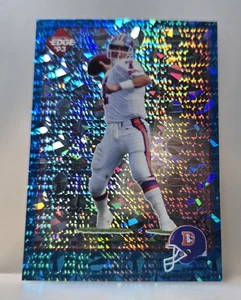 John Elway 1993 Collector's Edge #E4 Due Minuti Avviso "S" Prefisso Argento - Foto 1 di 2