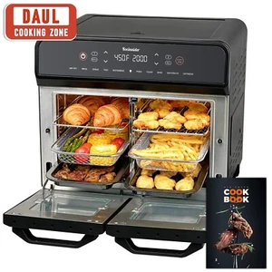 Kocinaider 24Qt Digital Dual Zone Air Fryer Oven, Rotisserie, 10-In-1, 450°F - Picture 1 of 13
