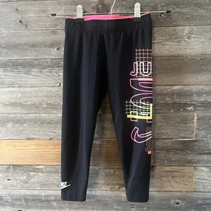 Nike Little Girls Create Leggings Black Sz Small 4/5 - Picture 1 of 5