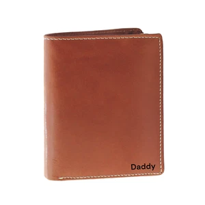 Personalised Men Wallet, Real Leather RFID Safe Customised Engraved Wallet 4016 - Picture 1 of 8
