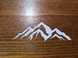 MOUNTAIN RANGE  LANDSCAPE SCENE Vinyl Decal -Sticker for Car  Truck 2.3 - Picture 1 of 2