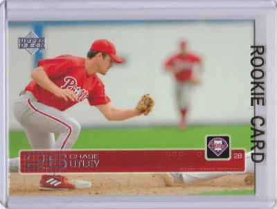 TARJETA DE NOVATO CHASE UTLEY Upper Deck Baseball RC Philadelphia Phillies Foto 1 de 2