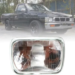 Head Lights Front Lamp H4 Halogen Glass For Datsun Nissan Hardbody D21 Pickup - Picture 1 of 10