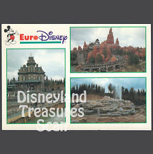 Euro Disney Disneyland Paris Early Postcard Unused Frontierland Haunted Mansion
