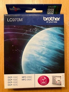 Brother Original LC970M Magenta Tintenpatrone für Brother DCP- + MFC- Drucker - Zdjęcie 1 z 2