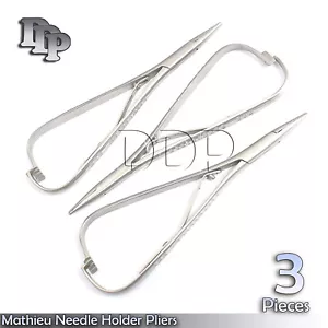 3 Mathieu Pliers 5.5" Orthodontic Surgical Dental Instruments Orthopedic - Picture 1 of 4