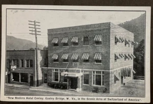 Gauley Bridge WV View of the New Modern Conley Hotel SHIPS FREE - Picture 1 of 2