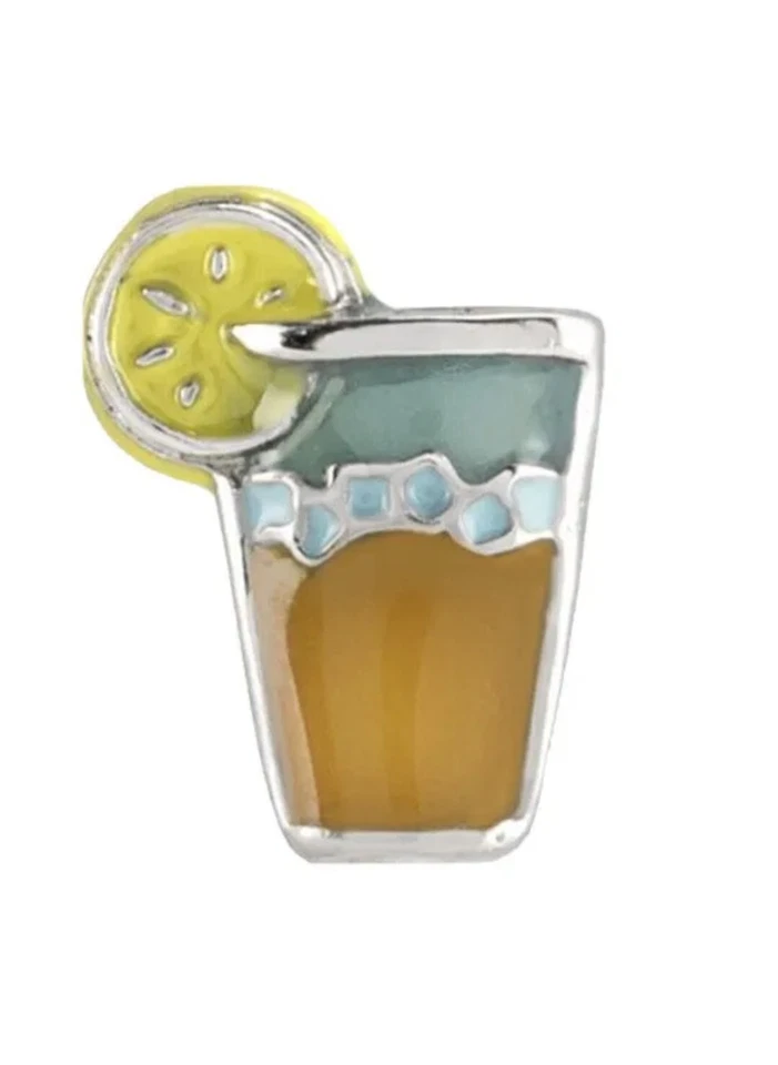 Origami Owl ICED TEA WITH LEMON  Floating Enamel Charm NEW - Image 1 of 1