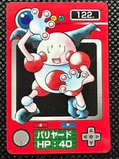 Mr. Mime 122 Vintage Mini Carddass Pokemon Zukan Pokdex Card Japanese NINTENDO