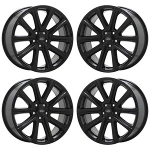 20" Ford Explorer Gloss Black wheels rims Factory OEM set 3994 EXCHANGE - Picture 1 of 8