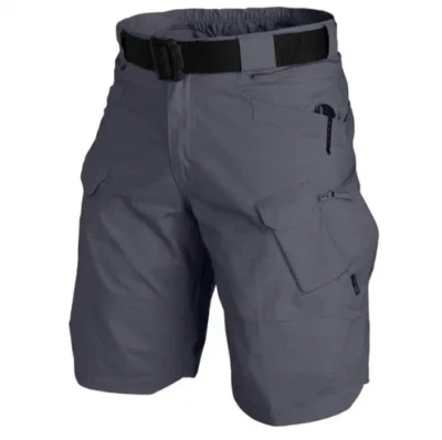 Pantalones Cortos Tácticos Para Hombre Impermeables Carga Combate Trabajo Pantalones Cortos para Hombres Senderismo Pesca Foto 1 de 4
