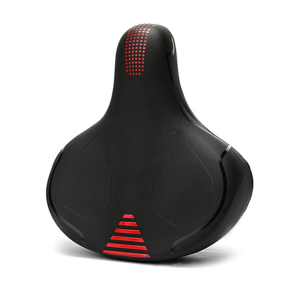 Asiento de bicicleta cómodo de gran tamaño ajuste universal para bicicleta estática y bicicletas al aire libre Foto 1 de 4