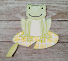frog toad wall safe sticker lily pad green 5 inch