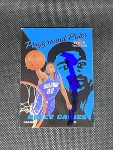 Scheda automatica firmata Reece Gains Playground Rules 2003-04 Fleer Tradition #15 ~ COA - Foto 1 di 3
