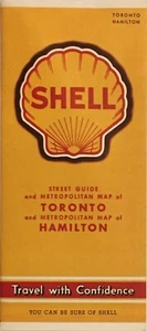 1940 Shell Road Map: Toronto Hamilton NOS - Picture 1 of 1