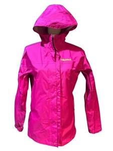 Marmot Nylon Jacket Rainwear Womens Sz M Hot Pink Outdoor Hiking Sports - Picture 1 of 8