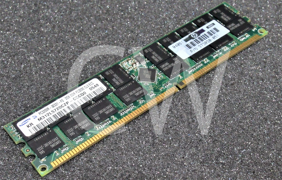 M312L5720CZP-CCCQ0 Samsung 2GB PC3200 DDR-400MHz CL3 184-Pin DIMM Memory Module - Image 1 of 3