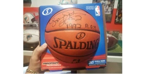 Larry Johnson Signed NBA Basketball (JSA) Hornets Team USA COA - Picture 1 of 8