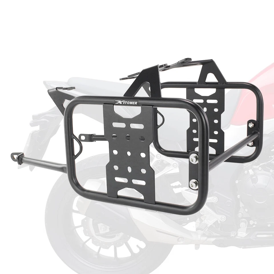 Alforje de suporte para motocicleta rack de alforje compatível com Honda CB500X 2013-2024 - Imagem 1 de 4