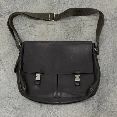 Bolso mensajero de cuero marrón PRADA DE COLECCIÓN Foto 1 de 4