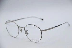NEW CHARMANT MINAMOTO MN31006 WP SILVER BLACK AUTHENTIC EYEGLASSES 50-21 - Picture 1 of 4