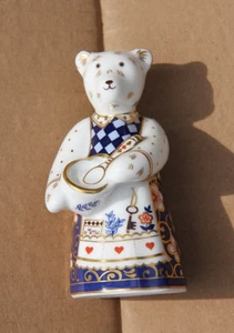 Royal Crown Derby - Minature Bear (Christmas Cook) - VGC - MINT - Picture 1 of 8