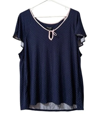 Pijama sin mangas Kate Spade para mujer talla grande lunares modal elástico ropa de salón Foto 1 de 4