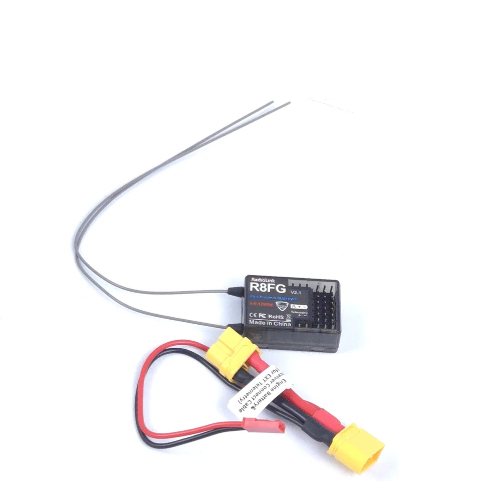 Radiolink R8FG 8-Channel Dual Antenna Gyro Telemetry Receiver RX