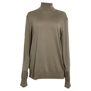 Theory Turtleneck Sweater In Wool Men Beige L - Picture 1 of 5