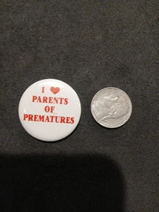I Heart Love Parents of Prematures Pin - Picture 1 of 2