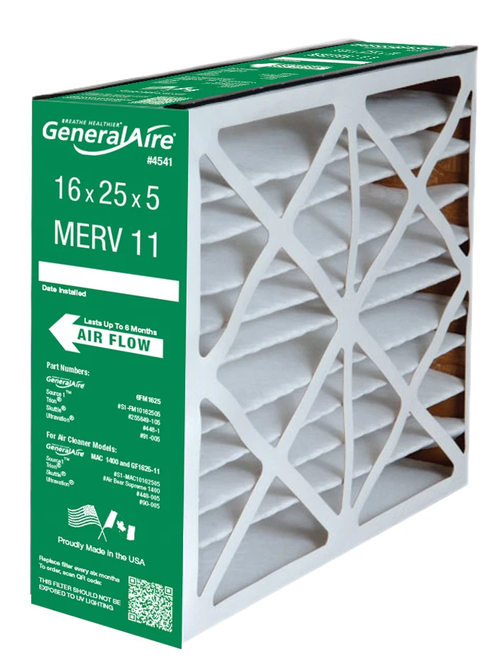GeneralAire 6FM1625 (paquete de 3) - Medios filtrantes de 16" x 25" x 5" para MAC 1400 y 240 Foto 1 de 1