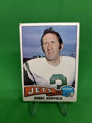 1975 Topps NFL Bobby Howfield #232 New York Jets - Image 1 of 2