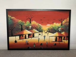 Vibrant South African painting - Picture 1 of 9