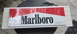 Phillip Morris 1991 Marlboro Light-Up Sign Marlboro Display Header Kit Light - Picture 1 of 24