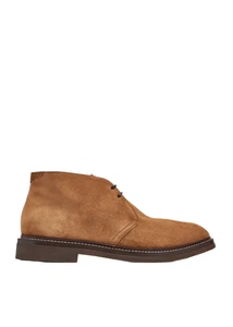 Brunello Cucinelli Mens Brown Suede Ankle Boots - Picture 1 of 8