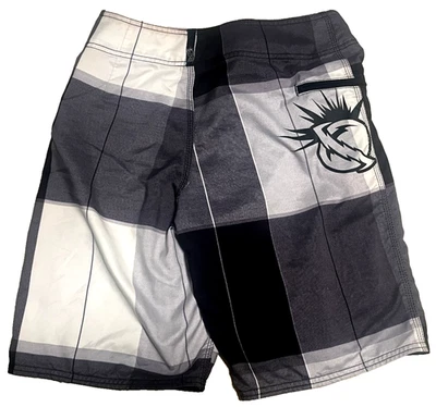 Lost Enterprises Talla 32 Masters of Mayhem Negro Oveja Board Shorts Surf Skate Foto 1 de 4