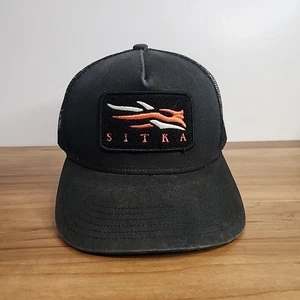 Sitka Hat Cap Snapback Black Hunting Outdoors Mid Pro One Size Adjustable - Picture 1 of 8
