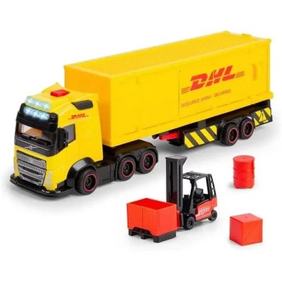 SIMBA SMOBY TOYS LTD Dickie Toys 30cm DHL Heavy Truck Post & Parcel Transporter