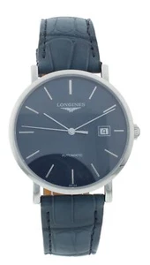Reloj Longines Elegante 38mm Esfera Azul y Correa Automático Hombre L4.910.4.92.2 - Imagen 1 de 6