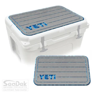 SeaDek Pad Top fits YETI Tundra Cooler - Marine EVA Mat - SGAQ - YETI TeakL - Picture 1 of 6