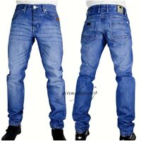 Men's Designer Denim Jeans WGE Ripped Frayed Hip Hop G Multi Patch Peviani