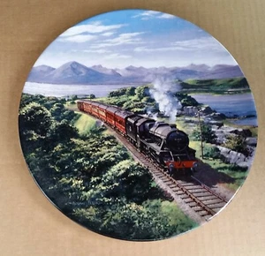 Steam Railway Collector Plate - Royal Doulton By Purple Mountains Norman Elford - Picture 1 of 2
