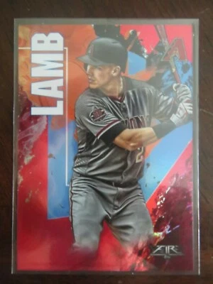 2019 Topps Fire Jake Lamb Red Flame Parallel Card 33 MLB Baseball - Image 1 of 2