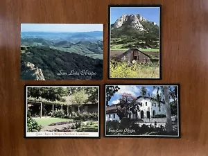 Vintage Postkarten Lot - San Luis Obispo - Mission, Hollister Peak - Bild 1 von 2
