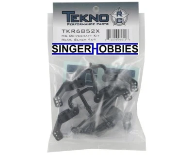 TEKNO TKR6852X M6 Driveshaft & Hub Carrier Set Rear 6mm SLASH/STAMPEDE 4X4 HH - Image 1 of 2