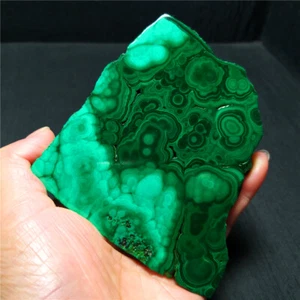 AAA 220.7G Natural Polished Malachite Pear Cabochon Gemstone Congo Africa YWD112 - Bild 1 von 12