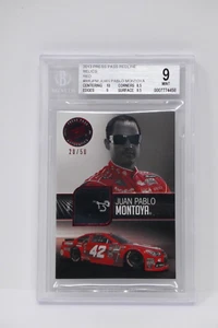 2013 Press Pass Redline Relics Red Juan Pablo Montoya/50 Nascar 🔥Beckett 9 MINT - Picture 1 of 6